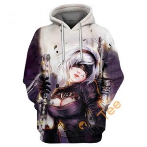 2B Blindfold Amazon Hoodie 3D