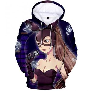 3D Print Ariana Grande Coat Hoodie