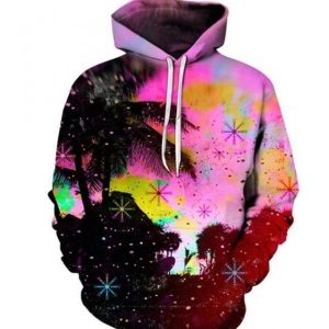 3D Pullover Hoodies Hut Village