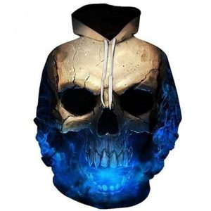 3D Pullover Hoodies Skull Variety Shirt