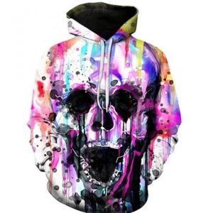 3D Pullover Hoodies Skull Variety