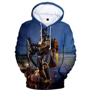 3D Pullover Hoodies Star Wars The Mandalorian