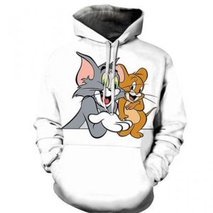 3D Pullover Hoodies Tom Jerry Cartoon
