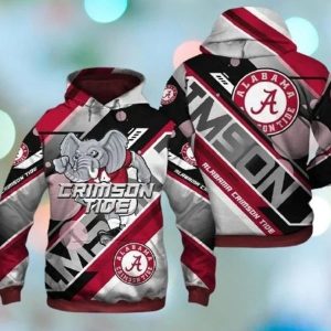 Alabama Crimson Tide 16 Nfl Gift For Fan 3D Hoodie Bomber Jacket
