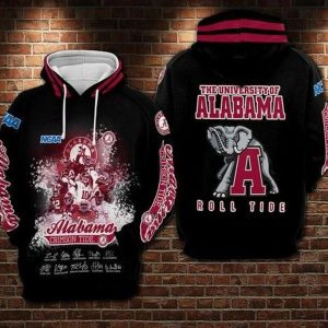 Alabama Crimson Tide 3D All Over Printed Hoodie