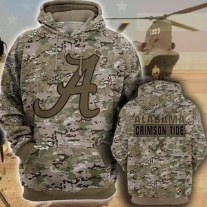 Alabama Crimson Tide 3d Hoodie