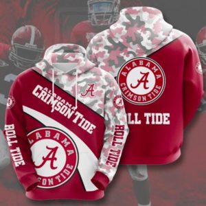 Alabama Roll Tide Hoodie 3D