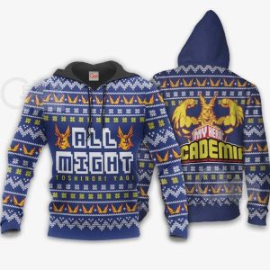 All Might My Hero Academia Anime Xmas Shirt Hoodie 3D