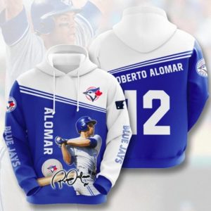 Alomar Blue Jays Hoodie 3D