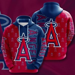 Angels Blue And Red Hoodie 3D