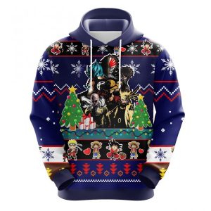 Anime Character Top Christmas Cute Noel Mc Ugly Hoodie