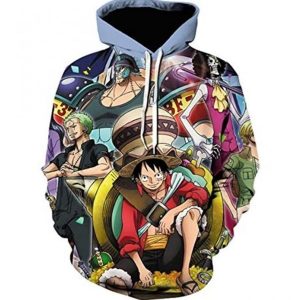 Anime One Piece 3D Printed Hoodie