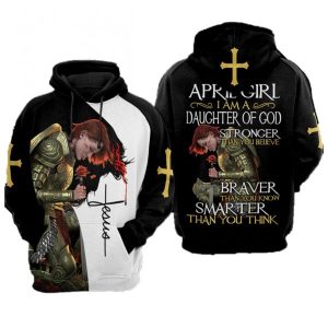 April Girl Daughter Of God Hoodie 3D