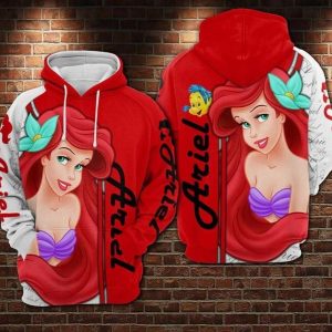 Ariel Disney 3d Full Print 3d Hoodie