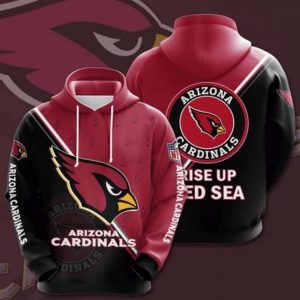 Arizona Cardinals 3D Pullover Hoodies