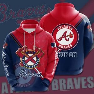 Atlanta Braves No101 Custom Hoodie 3D