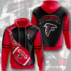 Atlanta Red And Black Hoodie 3D