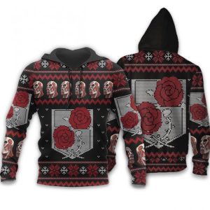 Attack On Titan Garrison Xmas Gift Custom Clothes Hoodie 3D