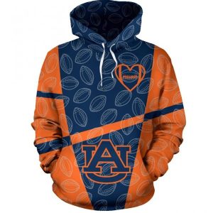 Auburn Tigers Pullover Hoodie 3D