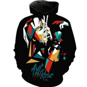 Axl Rose 3D Full Over Print Hoodie 3D