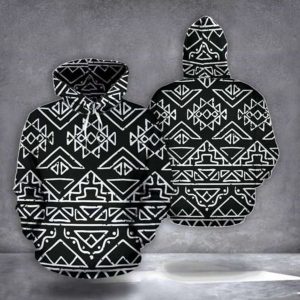 Aztec Pullover Hoodie 3D Pattern Tribal Aztec Hoodie Mens Womens Clothing
