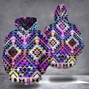 Aztec Pullover Hoodie 3D Tribal Aztec Graphic Print Pattern Hoodie For Men Women