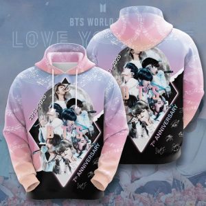 BTS 3D Hoodie