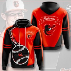 Baltimore Orange Hoodie 3D