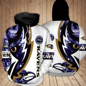 Baltimore Ravens NFL Fan 3D Printed Hoodie 3D Graphic