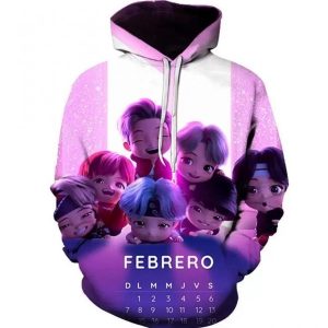 Bangtan Boys Member Hoodie 3D