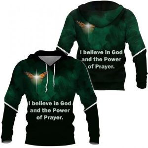 Believe In God Jesus Hoodie 3D