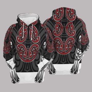 Bird Black And Red Amazing 3D Printed Sublimation Hoodie