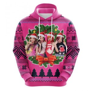 Black Pink 3 Christmas Cute Noel Mc Ugly Hoodie 3D