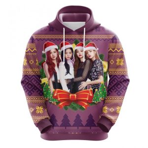 Black Pink 4 Christmas Cute Noel Mc Ugly Hoodie 3D