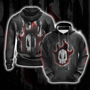 Bleach Skull 3D Hoodie