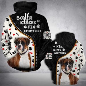 Boxer Dog 3D All Print Hoodie