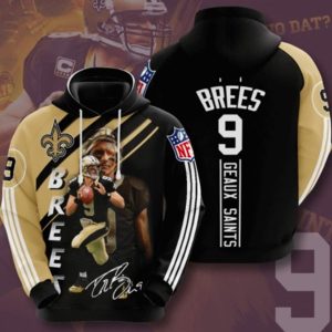 Brees 9 Geaux Saints Hoodie 3D