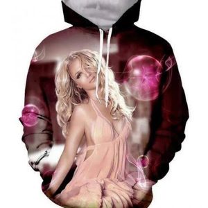 Britney Spears Print Hoodie 3D