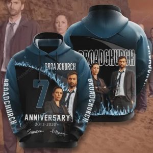Broadchurch 3D All Over Printed Hoodie