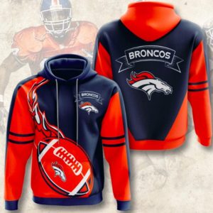 Broncos Orange Hoodie 3D