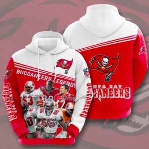 Buccaneers Legends Team Hoodie 3D