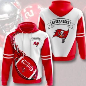 Buccaneers Red Sport Hoodie 3D