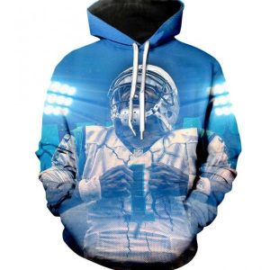 Cam Newton 1 Carolina Panthers 3D Hoodie