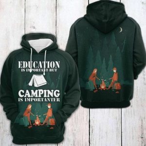 Camping Green Amazing 3D Printed Sublimation Hoodie