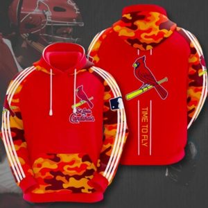 Cardinals Time To Fly Hoodie 3D