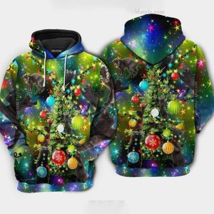 Cat Christmas Lets Get Lit Hoodie 3D