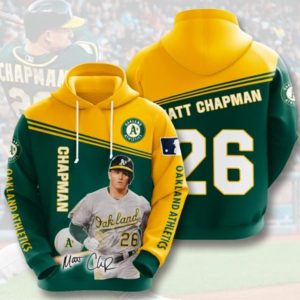 Chapman Oakland Athletics Hoodie 3D