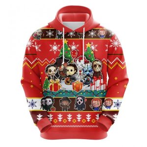 Character Chibi Horror Christmas Cute Noel Mc Ugly Hoodie 3D