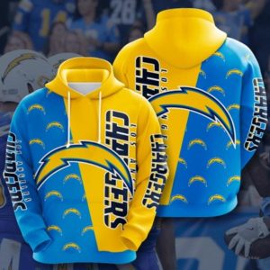 Chargers Los Angeles Hoodie 3D