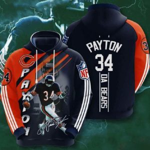 Chicago Bears Nfl Custom All Over Print Hoodie 3D